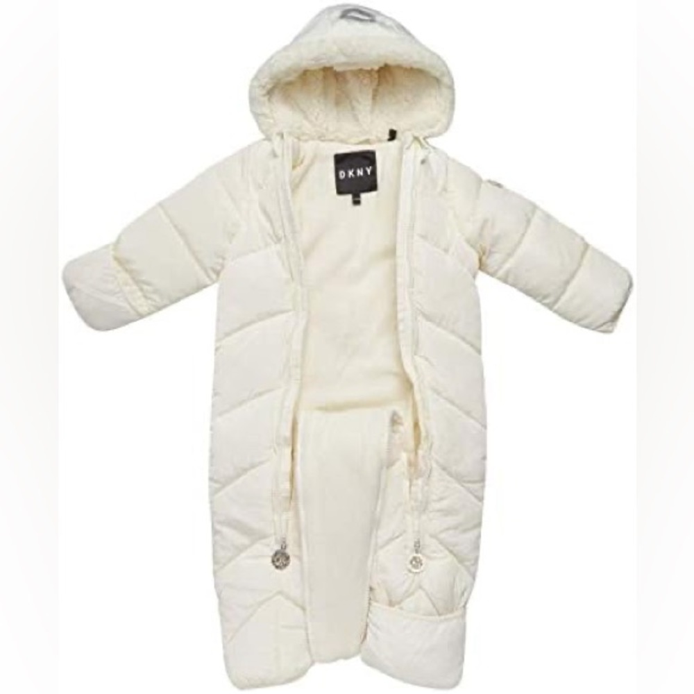NWOT DKNY Baby snow suit 3/6 months